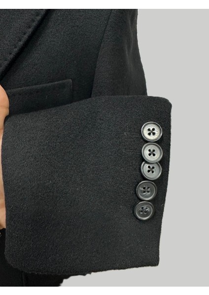 Siyah Kruvaze Kışlık Erkek Kaban indirimleri