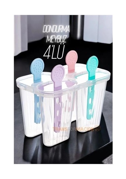 4 Lü Dondurma Kalıbı Meybuz Kalıbı fiyatları