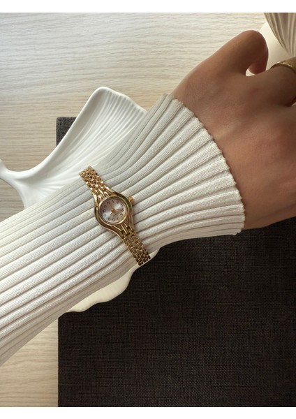 Retro Minimal Metal Kordon Vintage Kadın Kol Saati Minik fırsatları