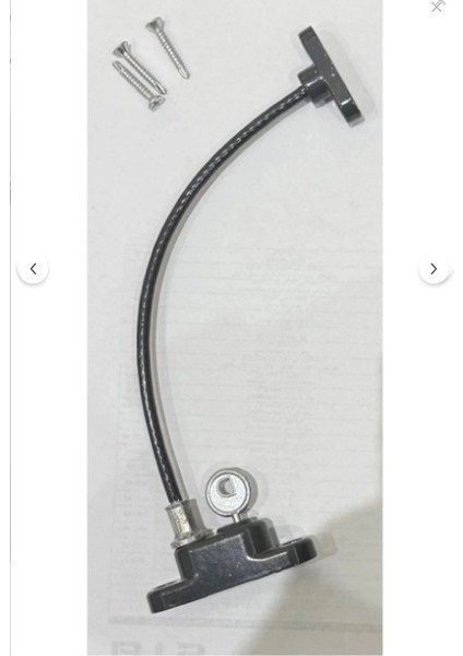 Halatlı Asma Kilit Antrasit