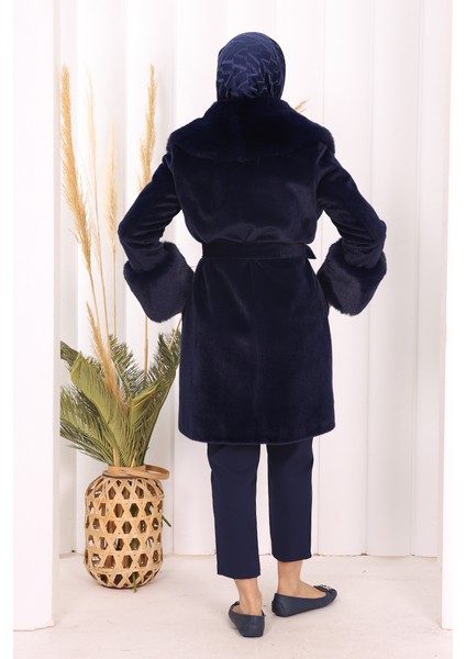 Kürklü Kaban 70062 Lacivert fırsatları