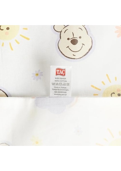 The Pooh Cloudy Karakter BASKILI%100 Pamuk Nevresim Takımı, Çok Renkli, Bebek (Nevresim: 100X150 Cm/çarşaf: 120X180 cm / 2 Adet Yastık Kılıfı: 35X45 Cm) fiyatları