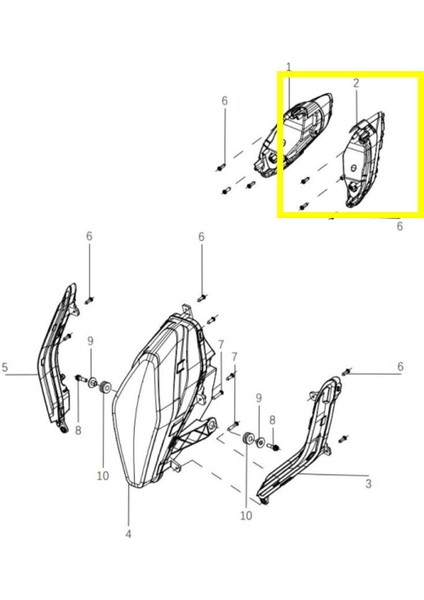 JEDI750 Arka Stop Lambası Sol fiyatları