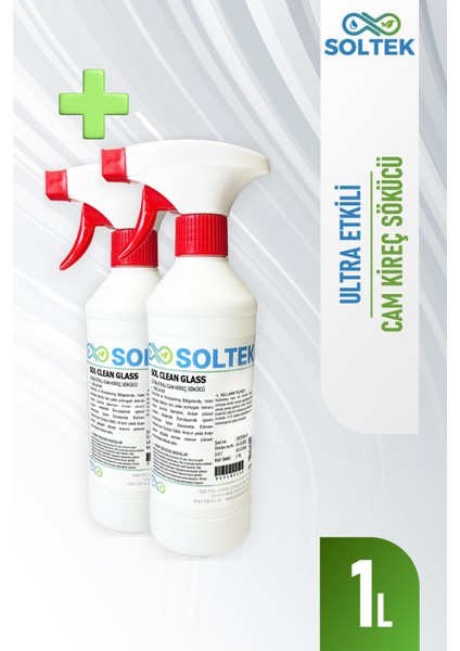 Ultra Etkili Banyo Duşakabin Cam Kireç Sökücü - 500 ml 2 Adet - Soltek Kimya