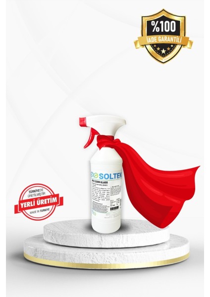 Ultra Etkili Banyo Duşakabin Cam Kireç Sökücü - 500 ml 2 Adet - Soltek Kimya fiyatları