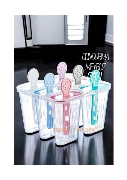 6 Lı Dondurma Kalıbı Meybuz Kalıbı