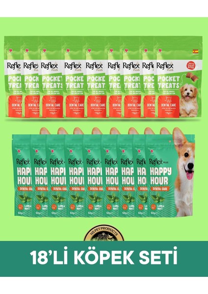 Plus Pocket Treats-Happy Hour Köpek Maması 18'li Köpek Set - 3