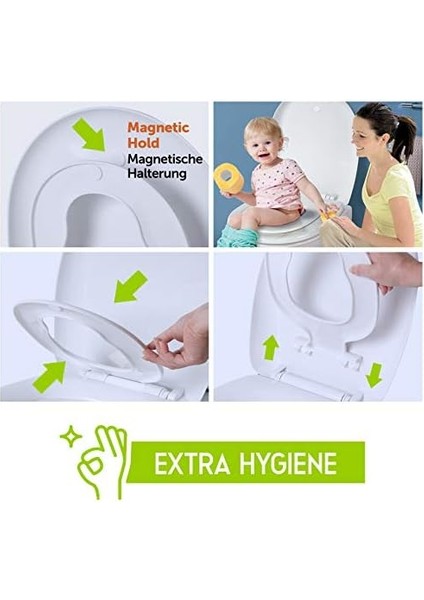 Bagno | Klozet Oturağı, Otomatik Kapanmalı Klozet Kapağı, D/o Şeklinde 2.0, Klozet Kapağı, Beyaz (Junior) modelleri