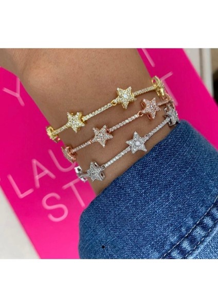 Yıldız Bileklik 925 Ayar Gümüş modelleri