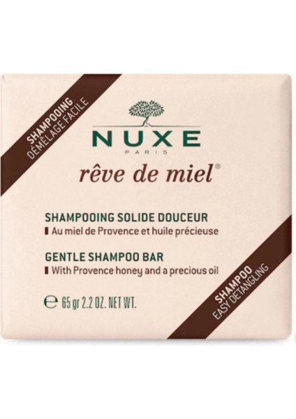 Reve De Miel Hassas Katı Şampuan 65 gr + Dezenfektan Hediyeli - %72 Alkol