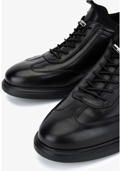 Erkek Hakiki Deri Siyah Casual Ayakkabı 1157 253-10 Erk Ayk SK25-26 Sıyah modelleri