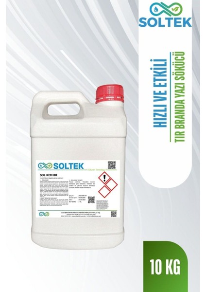 En Güçlü Tır Branda Boya Sökücü 10KG
