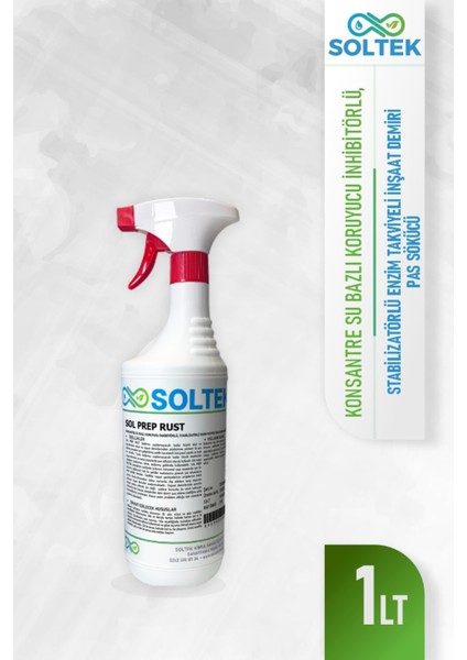 Ultra Etklili Kuvvetli Konsantre Pas Sökücü - Sol Prep Rust 1 kg