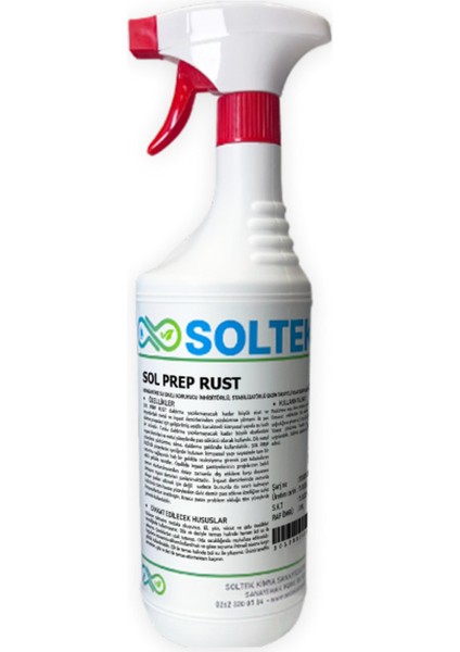 Ultra Etklili Kuvvetli Konsantre Pas Sökücü - Sol Prep Rust 1 kg modelleri