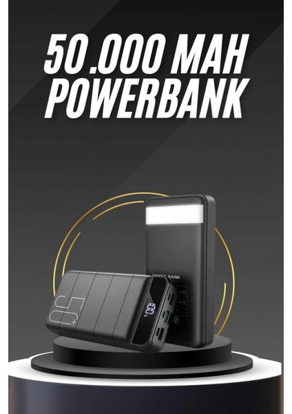50.000 Mah LED Dijital Göstergeli USB Çıkışı Powerbank fiyatları