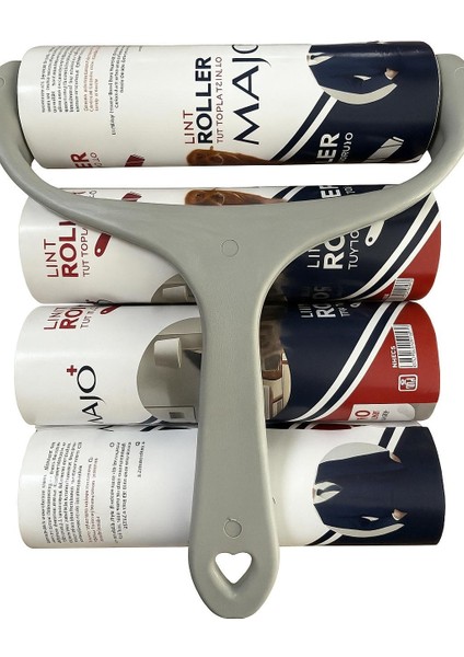 16 cm Yatay Tüy Toplayıcı Aparat + 4 Yedek Rulo 16CM 60*4 =240 Yaprak