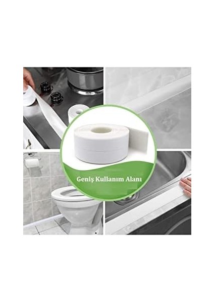 Sızdırmazlık Bandı Lavabo Mutfak Lavabo Küvet Duş Teknesi Su Geçirmez Kenar (320 Cm) modelleri