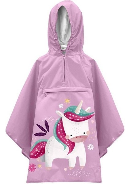 Çocuk Panço Yağmurluk - Sevimli Unicorn