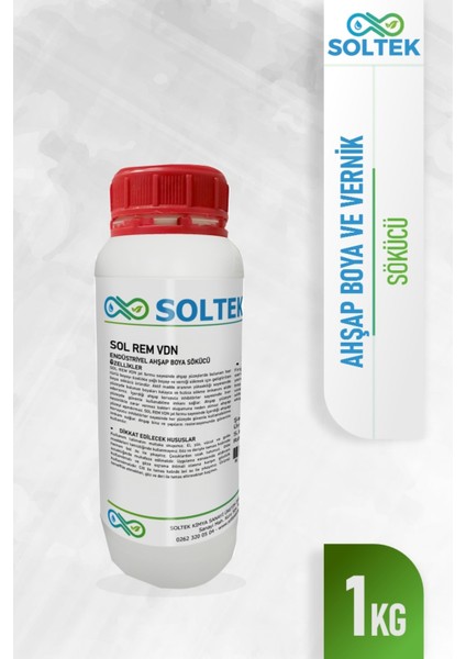 Ahşap Vernik Sökücü- Sol Rem Vr- 1 kg -Soltek Kimya