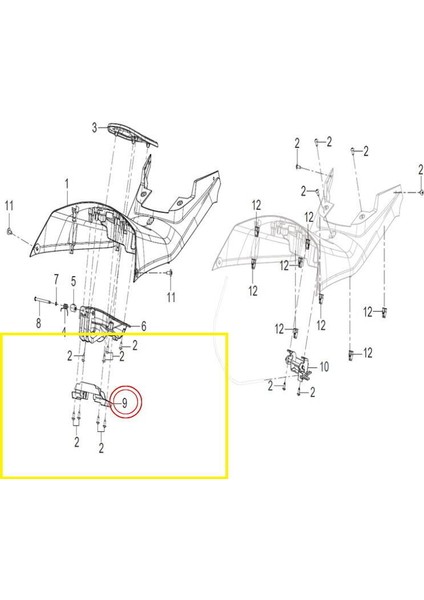 ADV125 Benzin Deposu Kapak Kilidi fiyatları