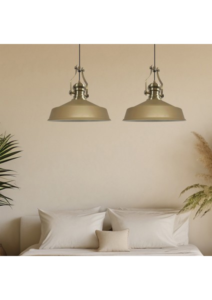 Asaletli Tekli Bej Avize Yeni Eskitme Başlık Retro Sarkıt Lamba Dükkan Cafe Salon Avizeleri modelleri