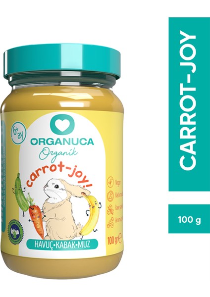 Organik Ek Gıda Carrot-Joy 100 G