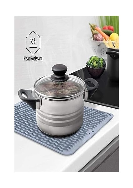 Silikon Bulaşık Kurutma Matı Bulaşıklık Bulaşık Altlığı Bulaşık Kurutmalığı modelleri