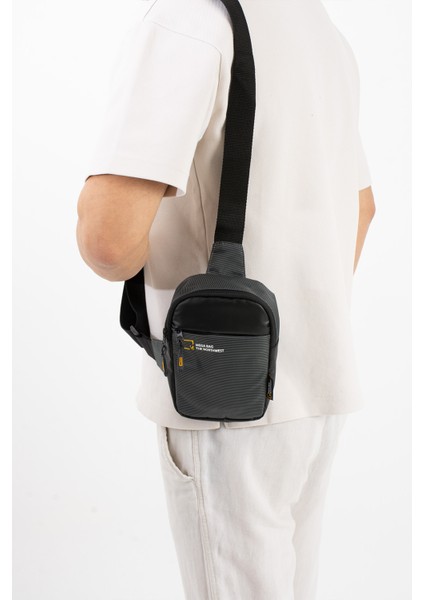 Outdoor Serisi Su Itici Imperteks Kumaş Erkek Çapraz Göğüs Çantası fiyatları