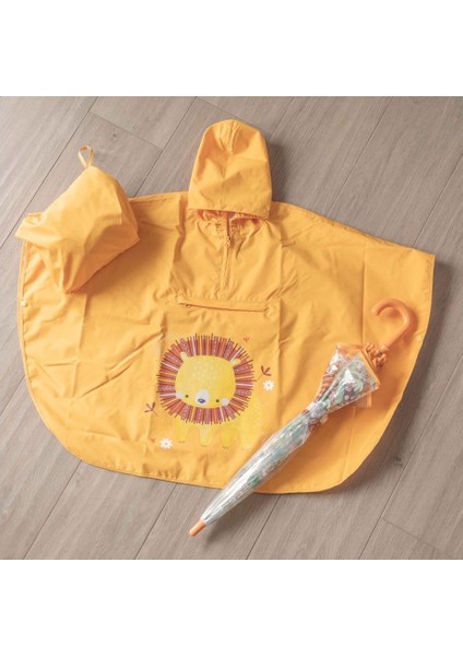 Çocuk Panço Yağmurluk - Cesur Aslan