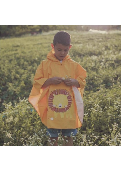 Çocuk Panço Yağmurluk - Cesur Aslan