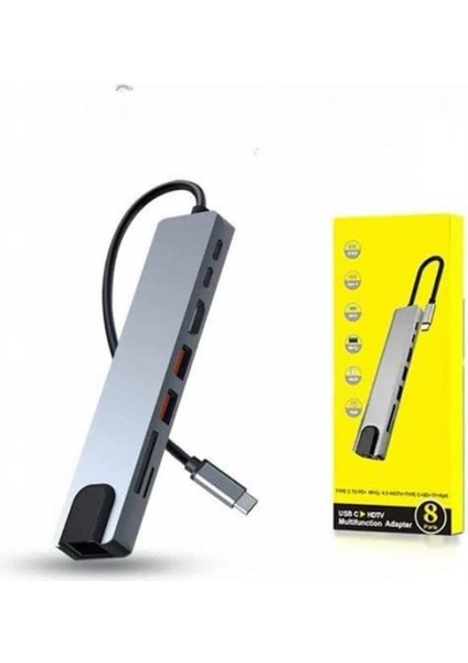 Çevirici Dönüştürücü Adaptör Macbook 3 In 1 Type-C To Hdmı USB 3.0 indirimleri