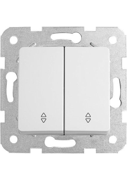 Linnera Life Sedef Beyaz Komütatör Vavien Mekanizma ve Düğme