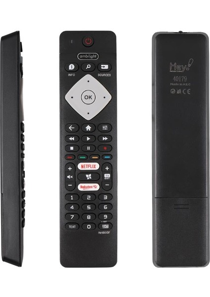Phılıps Ambılıght Netflıx-Rakuten Tv Tuşlu 43PUS6504/62 LED Tv Kumanda