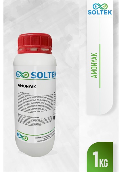 Amonyak (Sıvı) | Amonyum Hidroksit | 1 kg