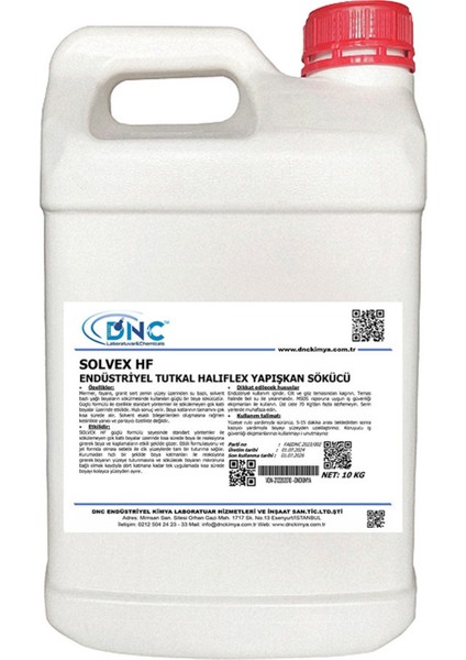 Halıfleks Tutkal Sökücü Solvex HF-12KG