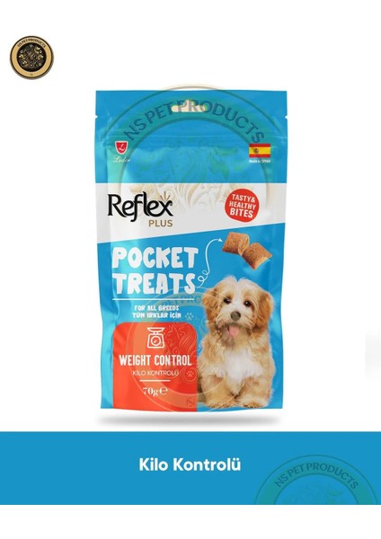 Plus Pocket Treats Kilo Kontrolü Köpek Maması 8'li Süper Pati Set 8X70 gr modelleri