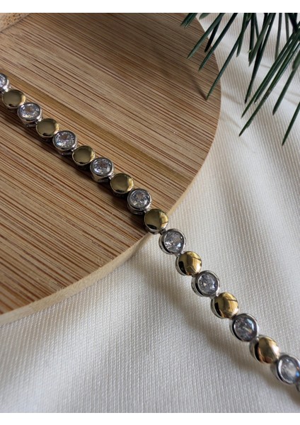 Round Taşlı Zirkon Bileklik fiyatları