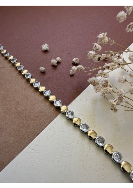 Round Taşlı Zirkon Bileklik modelleri