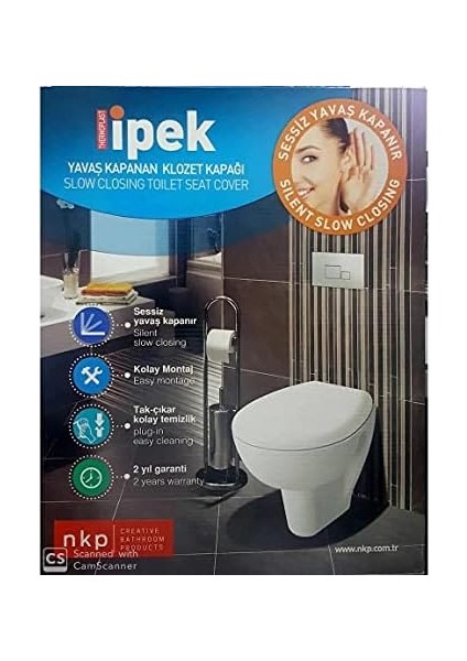 Ipek Tak-Çıkart Yavaş Kapanan Amortisörlü Klozet Kapağı fiyatları
