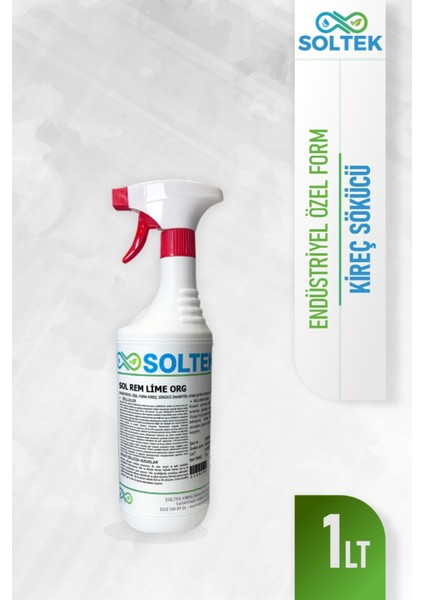 Kettle ve Çaydanlık Kireç Sökücü - Sol Rem Lime Org - 1 Lt -
