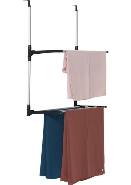 2 Katlı Kapı Arkası Katlanabilir Çamaşır Kurutmalık