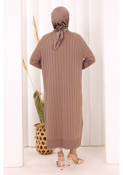 Merserize Hırka 18198 Koyu Vizon indirimleri