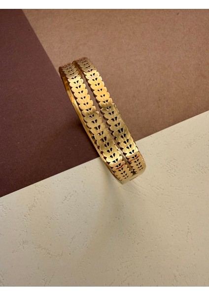 Leaf Whisper Çelik Kelepçe modelleri