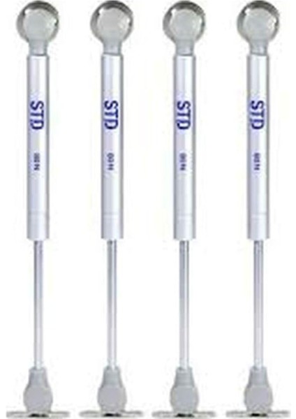 Amortisörü 4 Adet Gazlı Piston Kapak Hidroliği 100N - Mobilya Bağlantı Elemanları - Gri