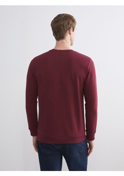 Yeni Sezon Bisiklet Yaka Uzun Kollu Baskılı Erkek Sweatshirt fırsatları