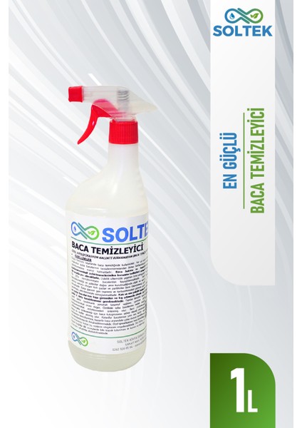 Ultra Etkili Baca Temizleyici - Karbonlaşmış Ağır Yağ Kir Kurum Sökücü 1l