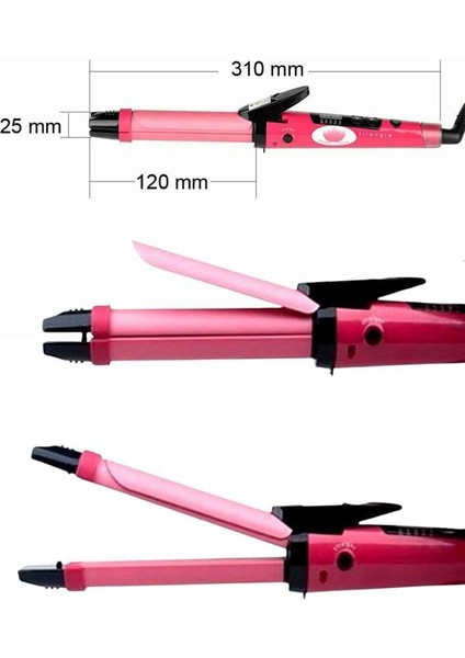 Saç Şekillendirici Düzleştirici ve Maşa Özellikli Şekillendirici Seramik Kapl - CHT8421-7902 modelleri