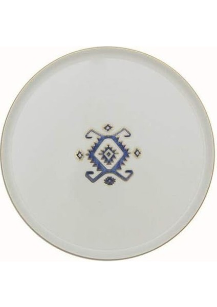 Arabesque Desen Düz Tabak 21CM