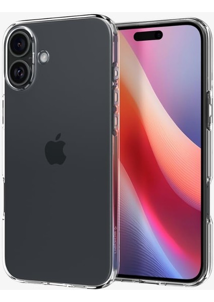 16 Ince Kılıf Crystal Sararma Karşıtı Duraclear™ Hava Kanalı Teknolojisi™ Askeri Sınıf Koruma Space Crystal Şeffaf Kapak - ACS08093