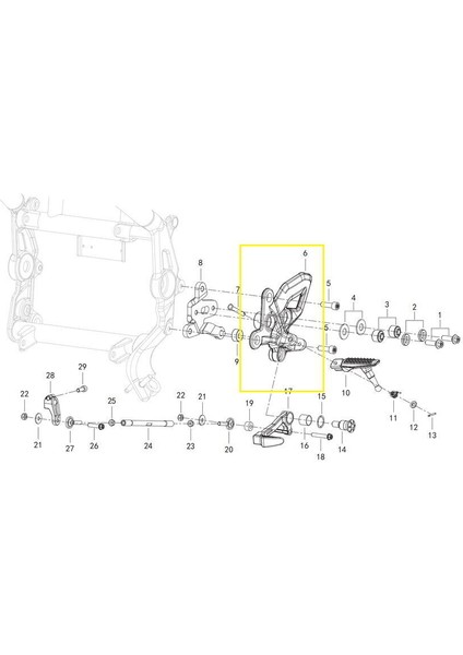 JEDI750 Ön Basamak Braketi Sol fiyatları